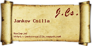 Jankov Csilla névjegykártya